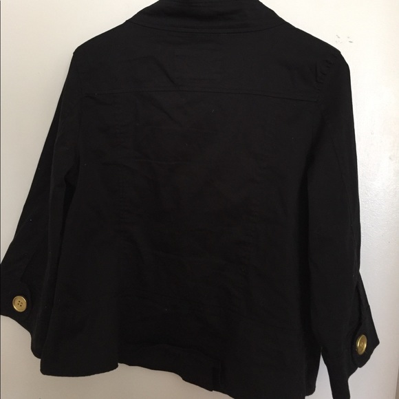 Black Cropped Jacket - Picture 2 of 2